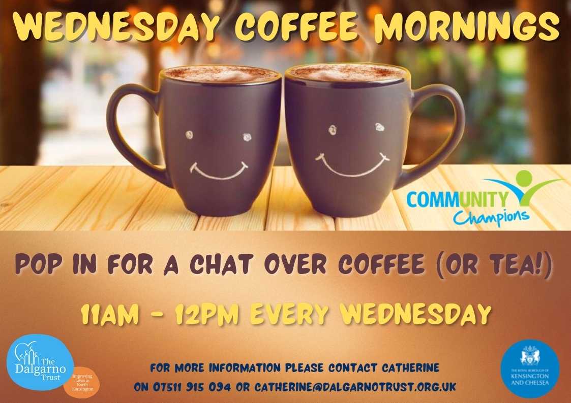 Wednesday coffee mornings The Dalgarno Trust