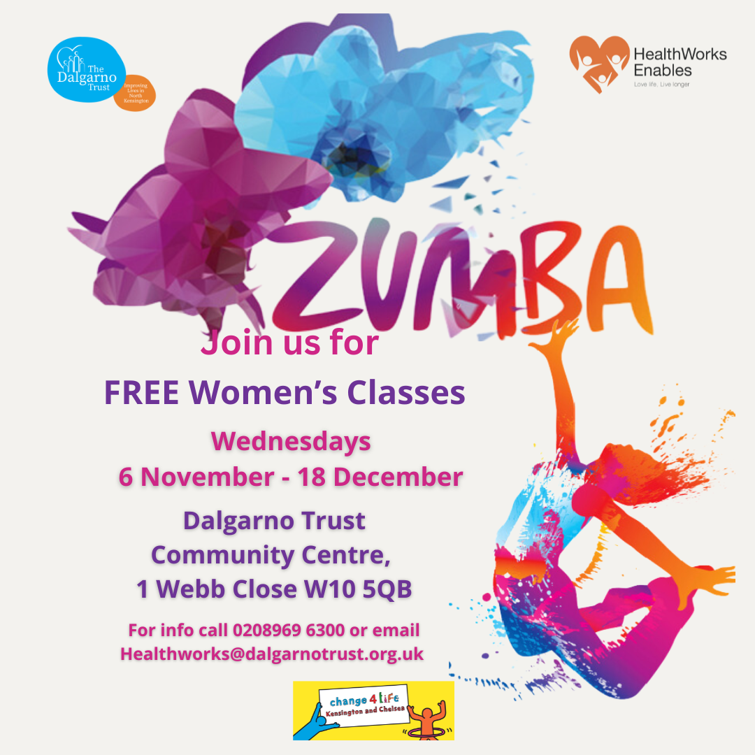 Zumba classes The Dalgarno Trust